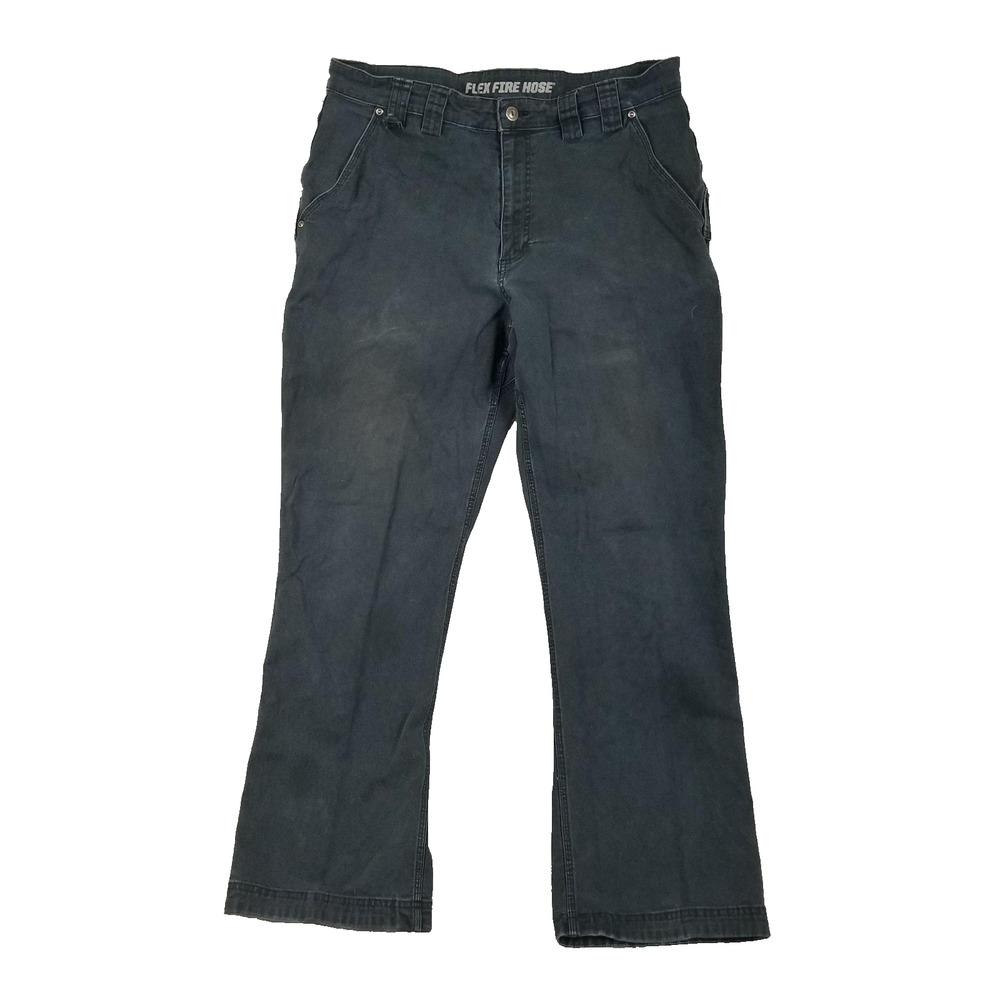 Duluth Trading Flex Fire Hose Pants Mens‎ 38x32 Utility Workwear Cargo Pockets